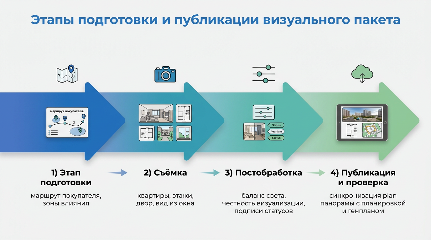 Этапы подготовки и публикации визуального пакета